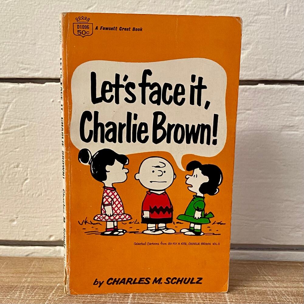 Vintage 1960 Let’s Face It, Charlie Brown!‎ By Charles M. Schulz-Peanuts Book